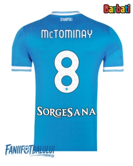 SSC Napoli Scott McTominay #8 Tricou Fotbal Replică 2025-26 Barbati Acasa